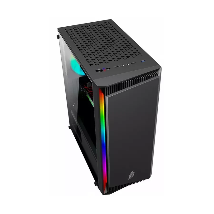 Корпус 1STPLAYER RB-4, Mid Tower, ATX/M-ATX/M-ITX, чёрный