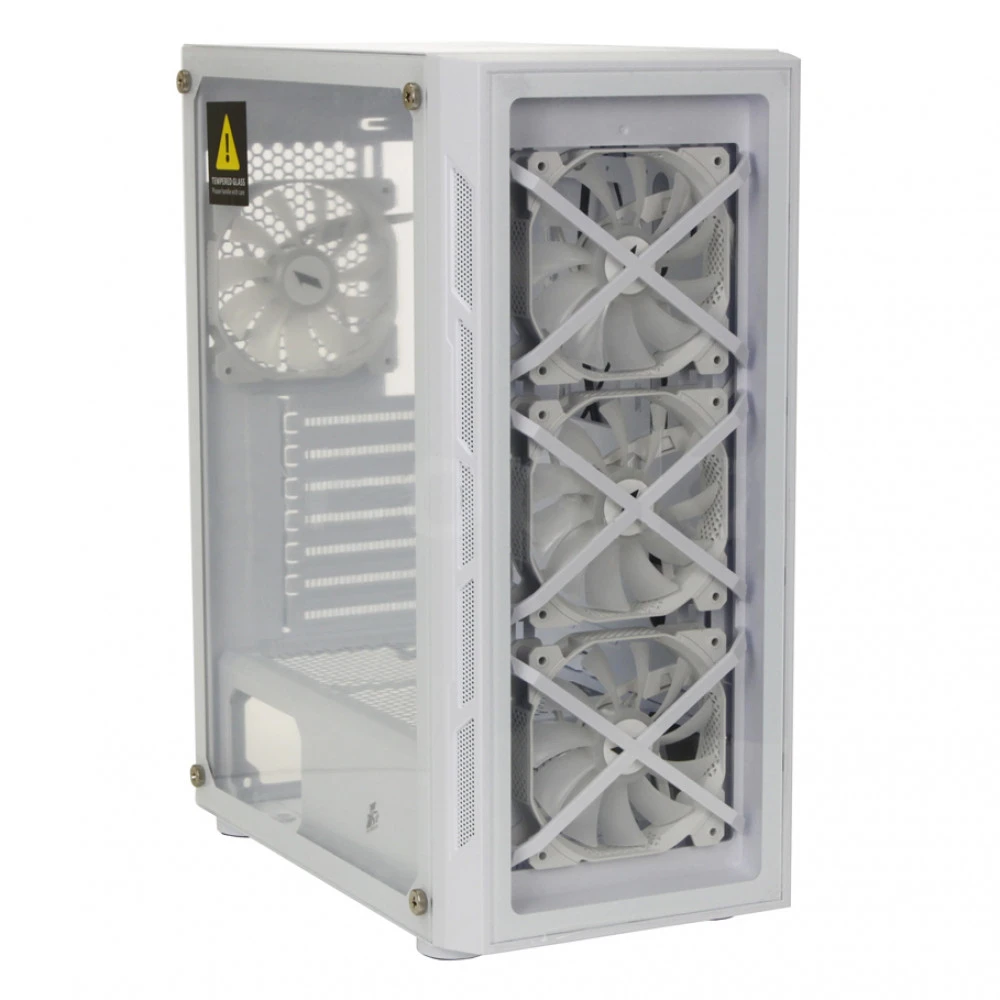 Корпус 1STPLAYER FIREBASE XP-G, Mid-Tower, ATX/M-ATX, белый — 2