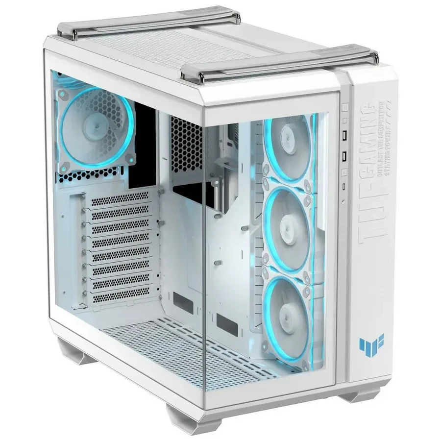 Корпус ASUS TUF GAMING GT502, Middle Tower, белый, ARGB — 5