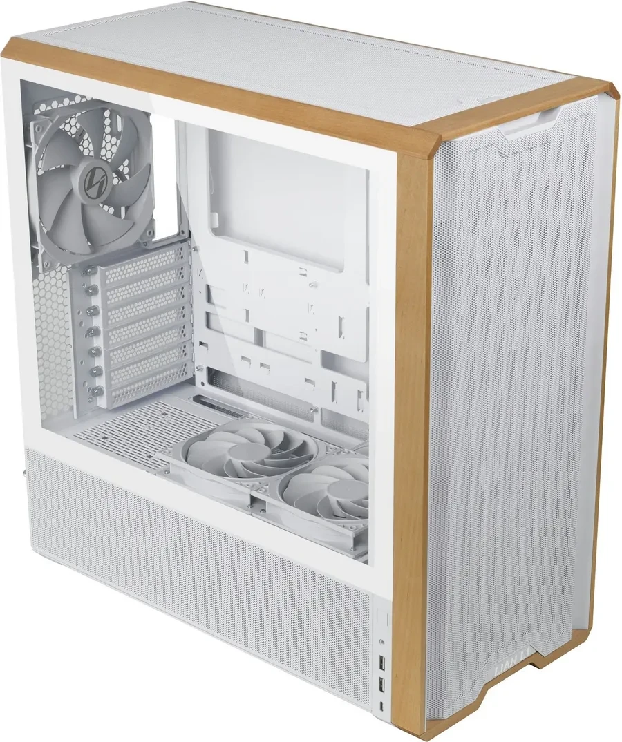 Корпус Lian Li Lancool 217, EEB/E-ATX/ATX/mATX/ITX, белый
