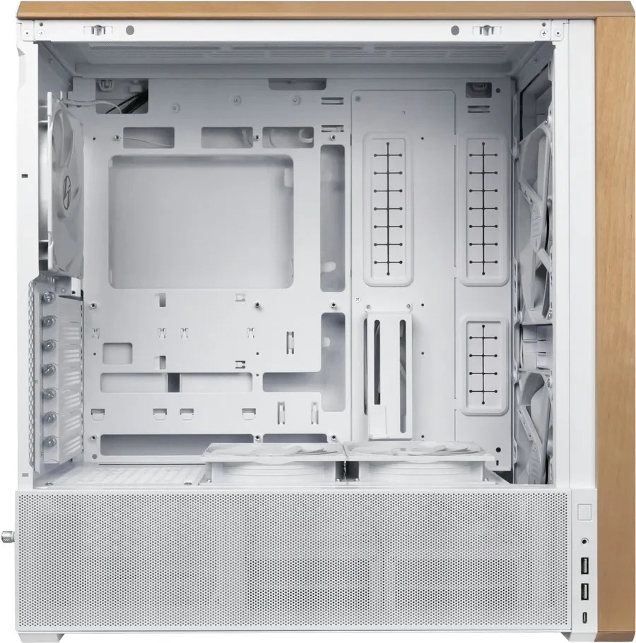 Корпус Lian Li Lancool 217, EEB/E-ATX/ATX/mATX/ITX, белый — 2