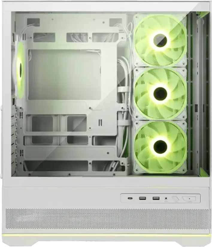 Корпус MSI MAG PANO 110R PZ White, ATX/mATX/mITX, Type-C
