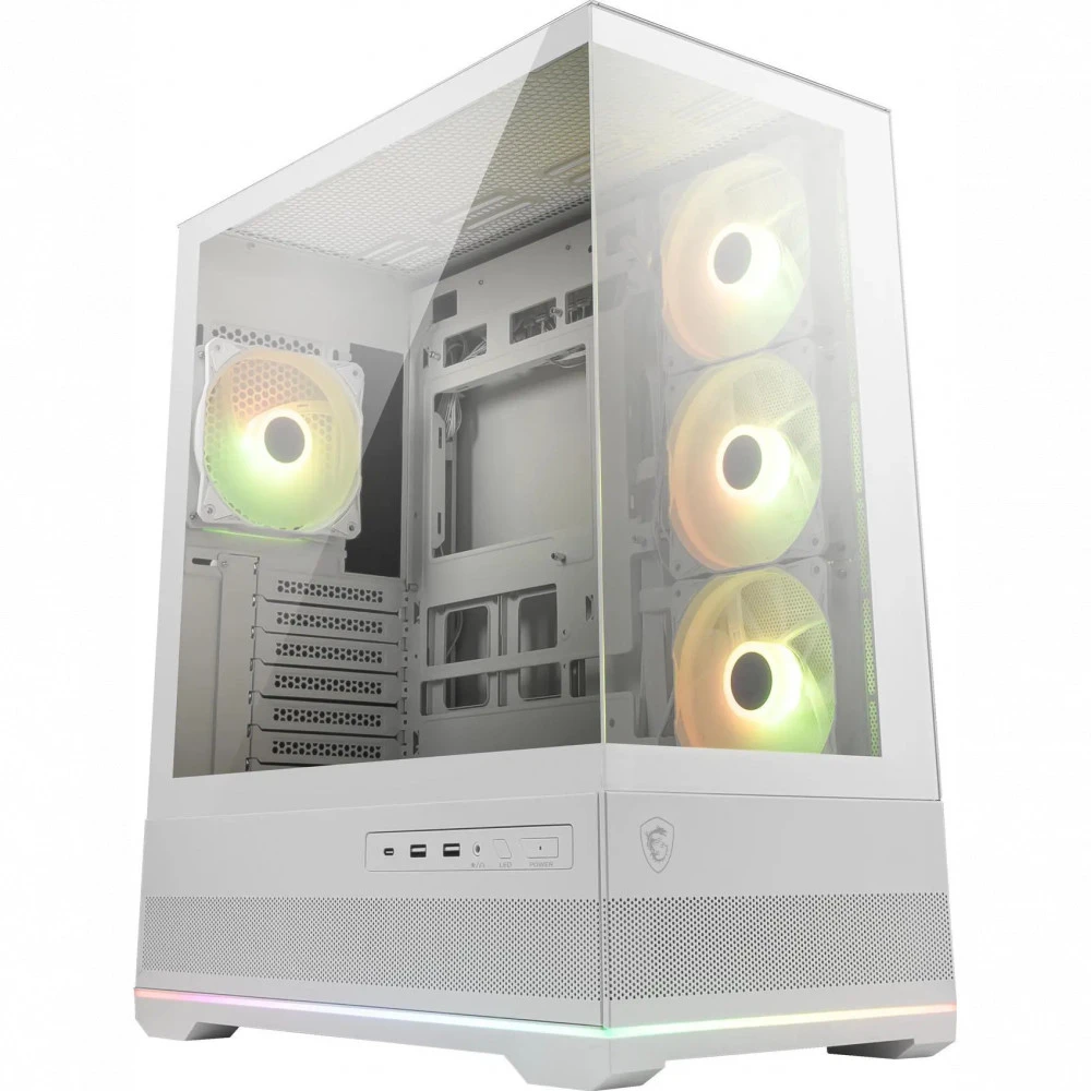 Корпус MSI MAG PANO 110R PZ White, ATX/mATX/mITX, Type-C — 5