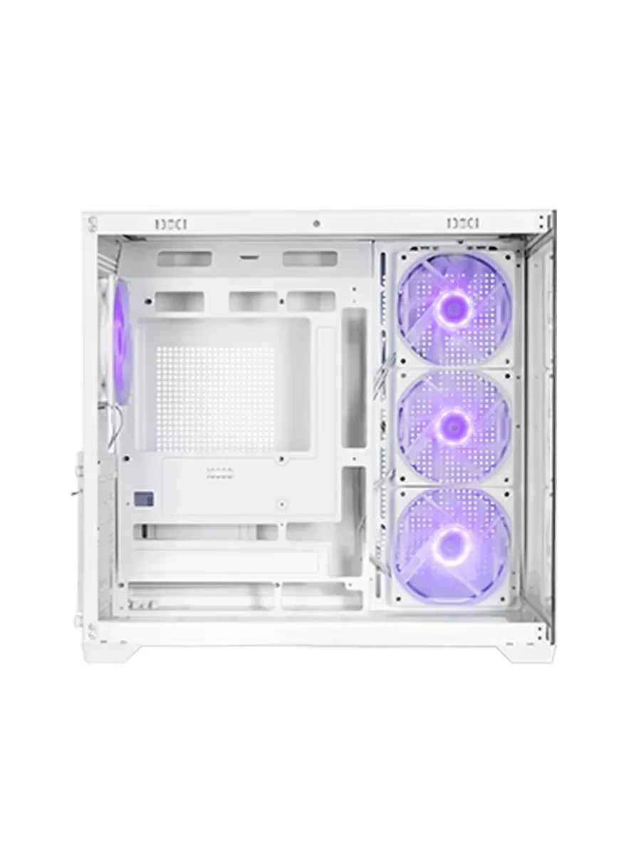 Корпус PCCooler C3T700 ARGB, ATX/mATX/ITX, USB-C, Белый — 4