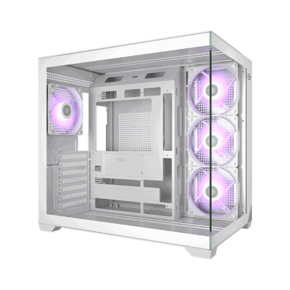 Корпус PCCooler C3T700 ARGB, ATX/mATX/ITX, USB-C, Белый — 5
