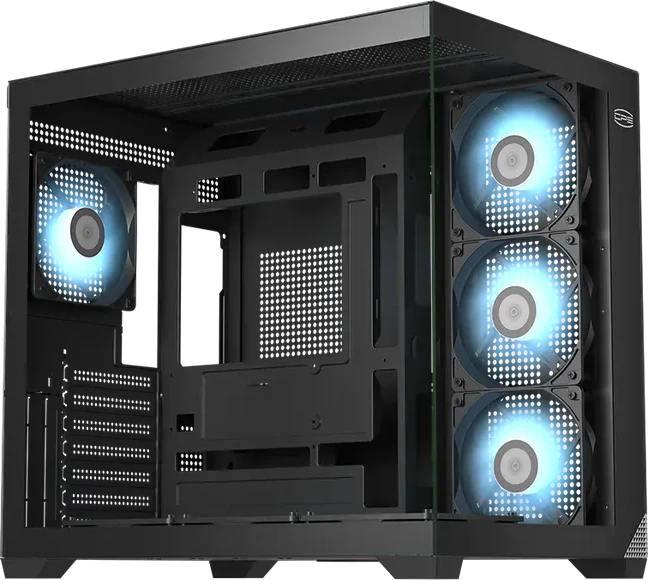 Корпус PCCooler C3T700 ARGB, ATX/mATX/ITX, чёрный — 2
