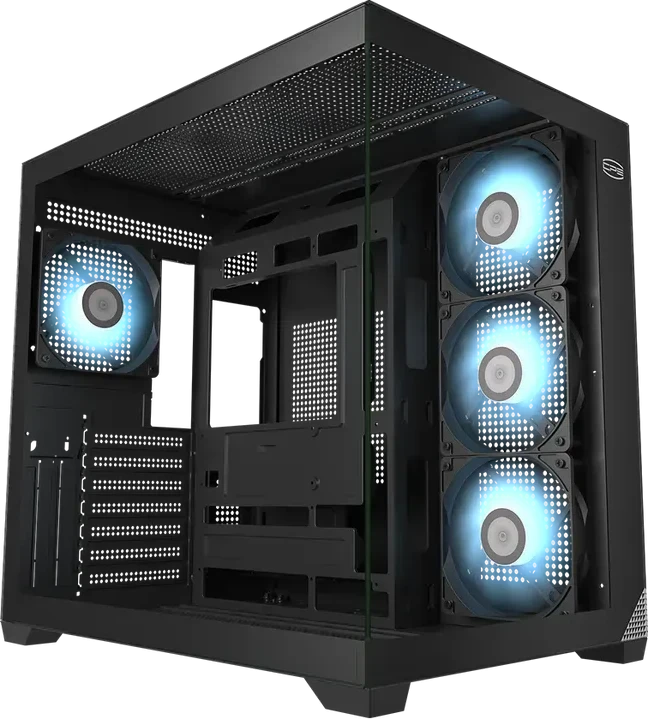 Корпус PCCooler C3T700 ARGB, ATX/mATX/ITX, чёрный — 3