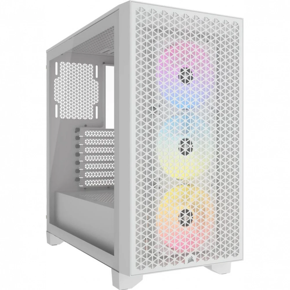 Корпус Corsair 3000D RGB Mid-Tower, белый — 4