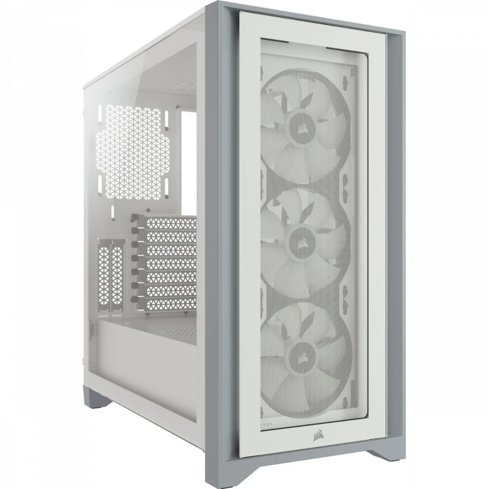 Корпус Corsair iCUE 4000X RGB Mid-Tower, белый — 4