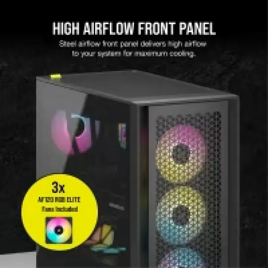 Корпус Corsair iCUE 4000D RGB Airflow Mid-Tower — 4