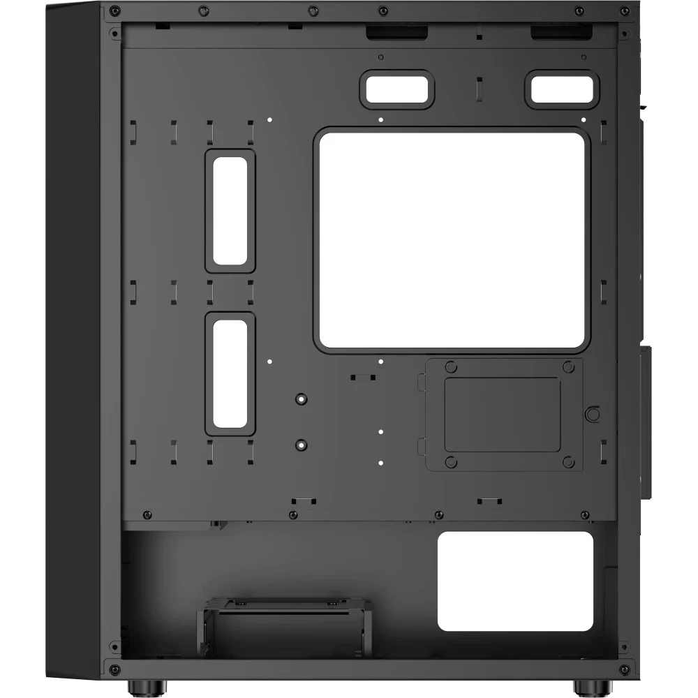 Корпус Ocypus Gamma C50, mATX/ITX, 3xUSB, чёрный — 4