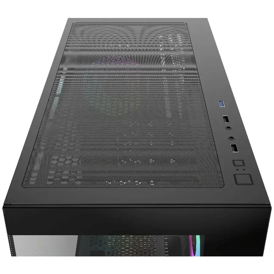 Корпус Ocypus Gamma C52, mATX/ITX, 3xARGB вент., чёрный