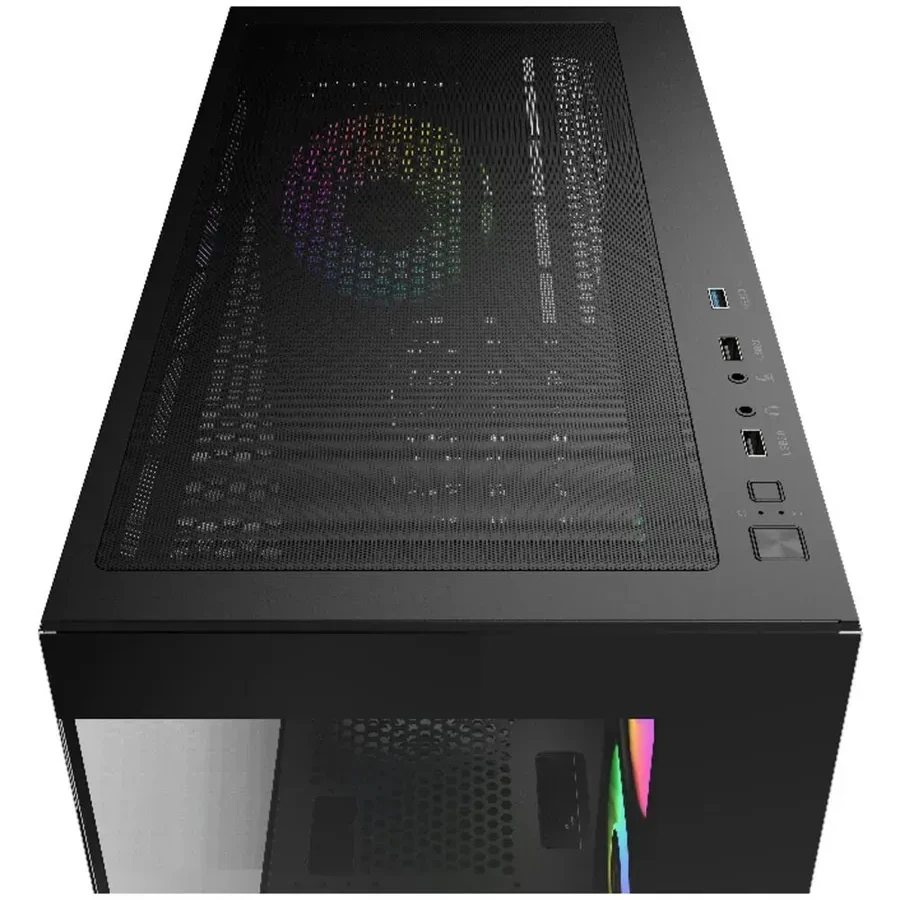 Корпус Ocypus Gamma C72 ATX/mATX с ARGB, чёрный — 3