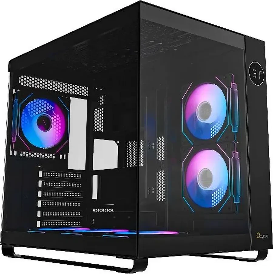 Корпус Ocypus Iota C70 ATX/mATX с ARGB 6 вент., чёрный