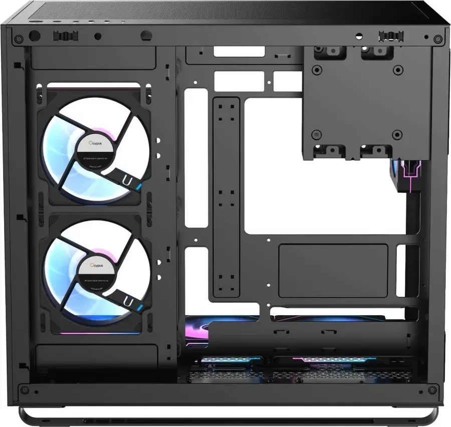 Корпус Ocypus Iota C70 ATX/mATX с ARGB 6 вент., чёрный — 3