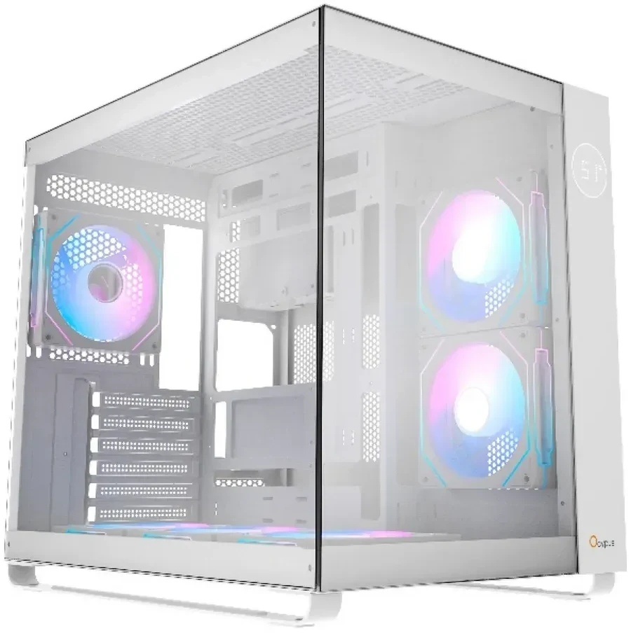 Корпус Ocypus Iota C70 ATX/mATX с ARGB 6 вент., белый