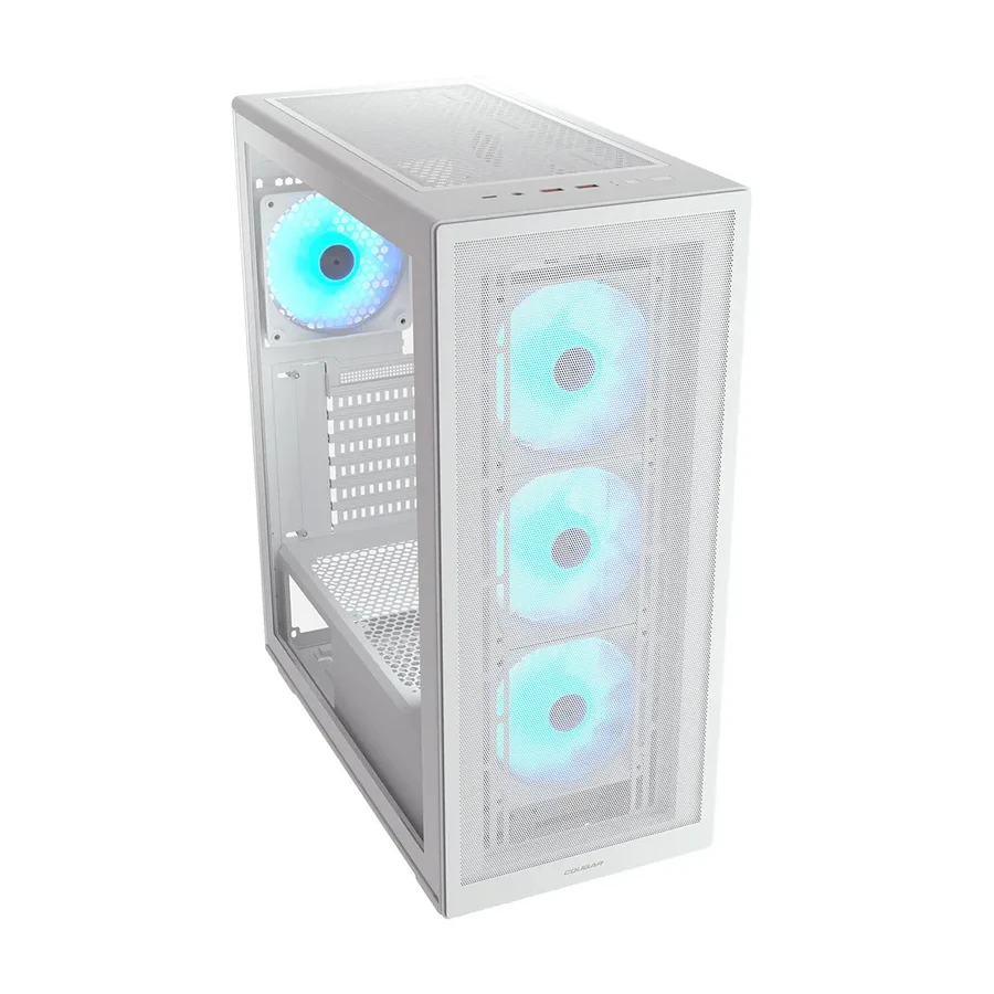 Корпус Cougar MX220 RGB White, ATX/Micro ATX/Mini ITX, ARGB