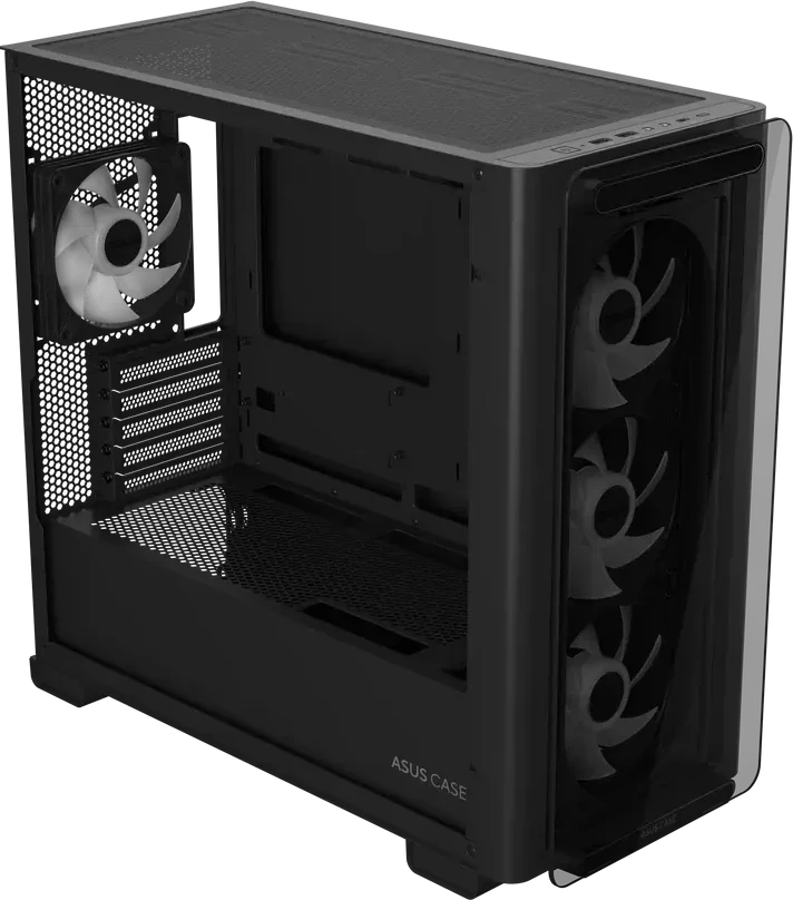 Корпус ASUS A23 PLUS mATX/ITX TG ARGB Black — 2