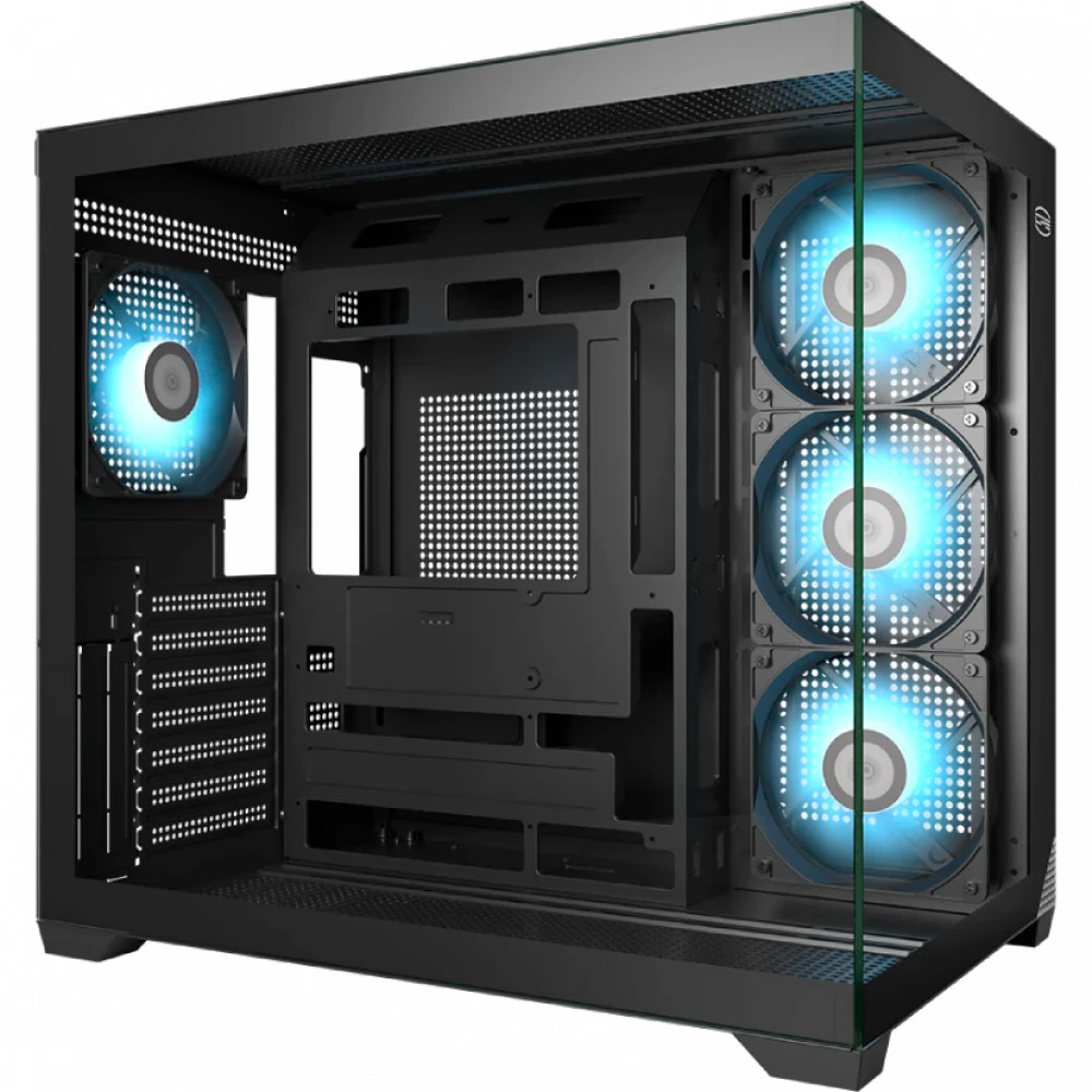 Корпус PCCooler C3T700 ATX/mATX USB-C Black — 2