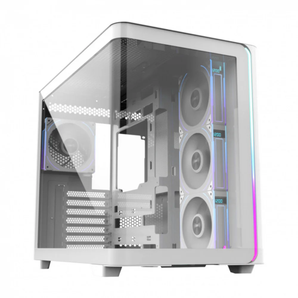 Корпус FSP M580-WP ATX Mid-Tower TG White