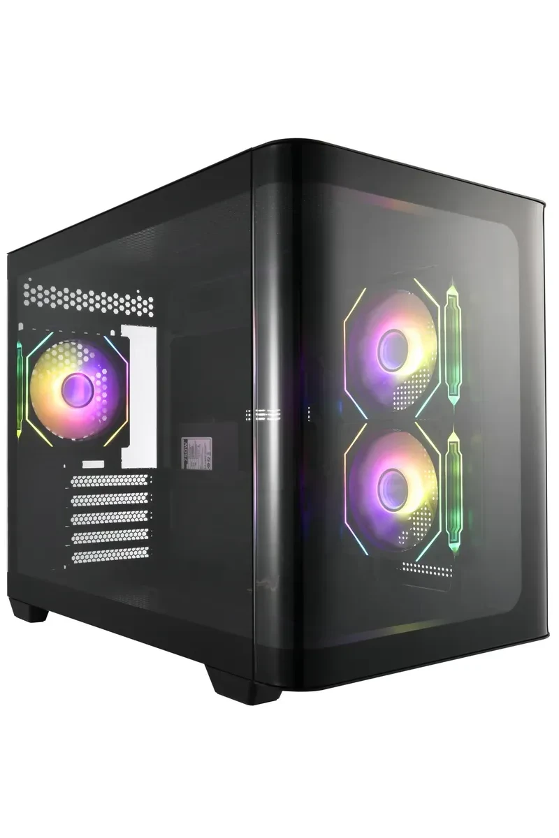 Корпус FSP S380-BA Mid-Tower mATX ARGB Black — 3