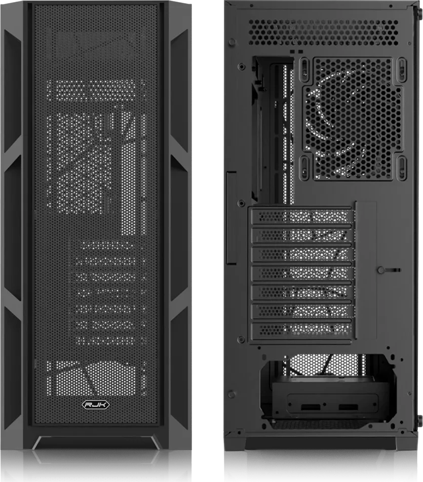 Корпус RAIJINTEK ARCADIA III Midi ATX TG Black — 2