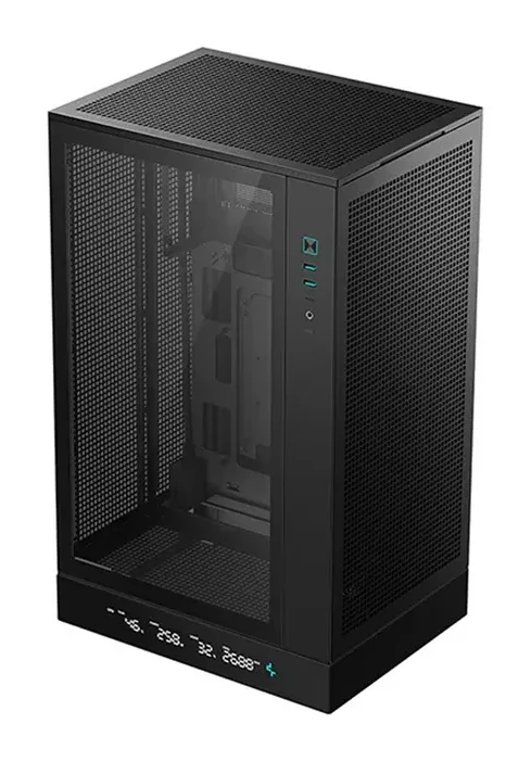 Корпус Deepcool CH270 DIGITAL Micro ATX/Mini-ITX чёрный
