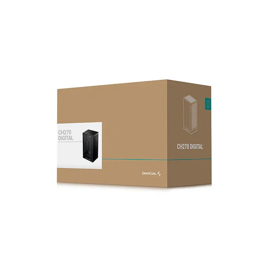 Корпус Deepcool CH270 DIGITAL Micro ATX/Mini-ITX чёрный — 3