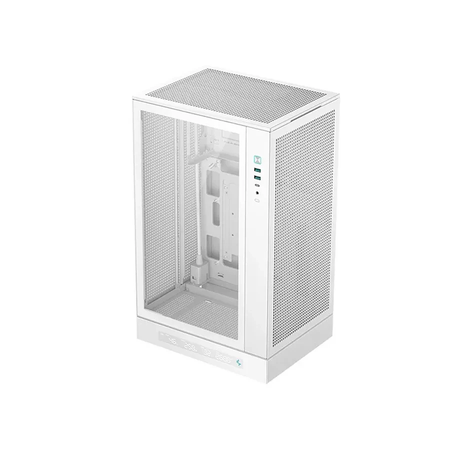 Корпус Deepcool CH270 DIGITAL WH Micro ATX белый
