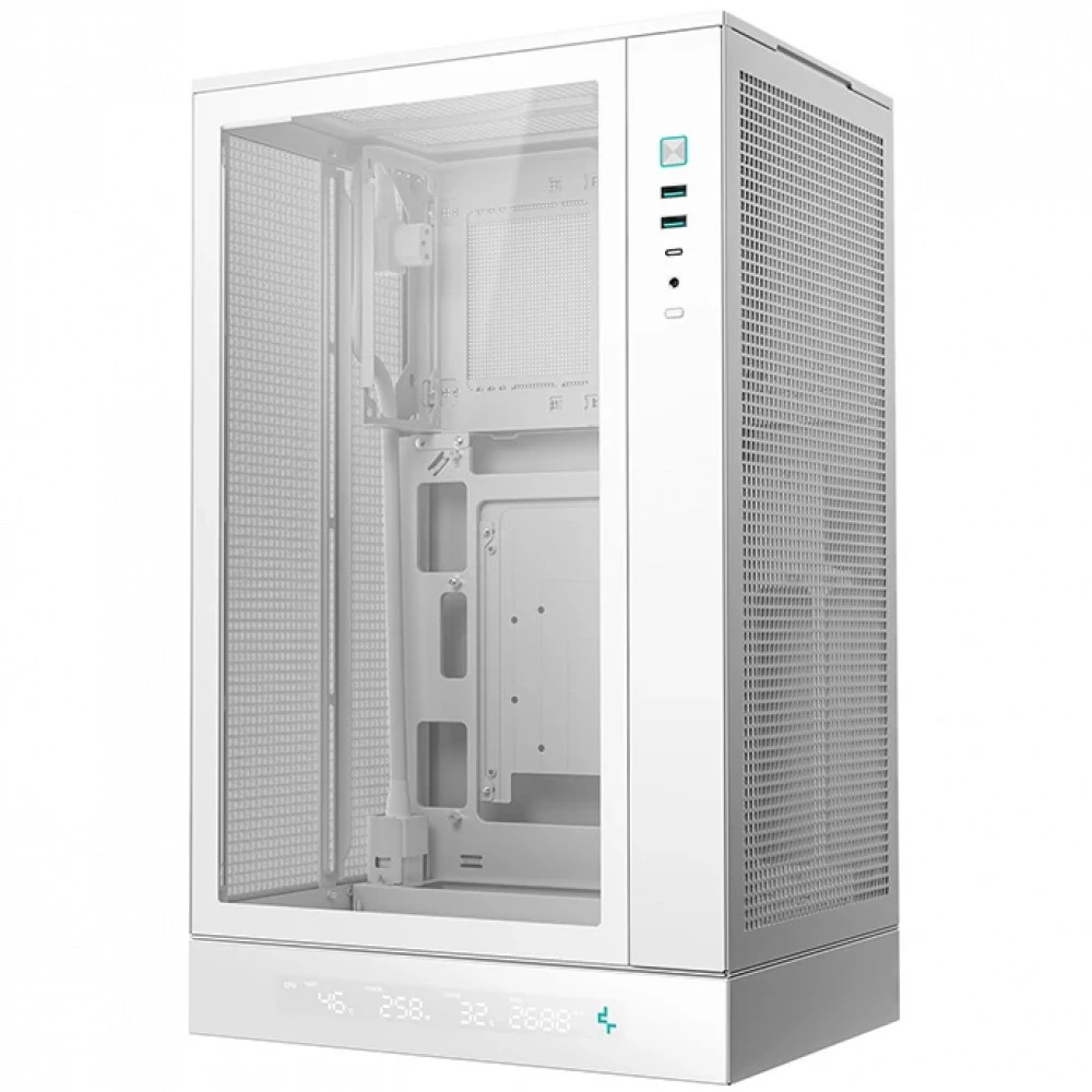 Корпус Deepcool CH270 DIGITAL WH Micro ATX белый — 4