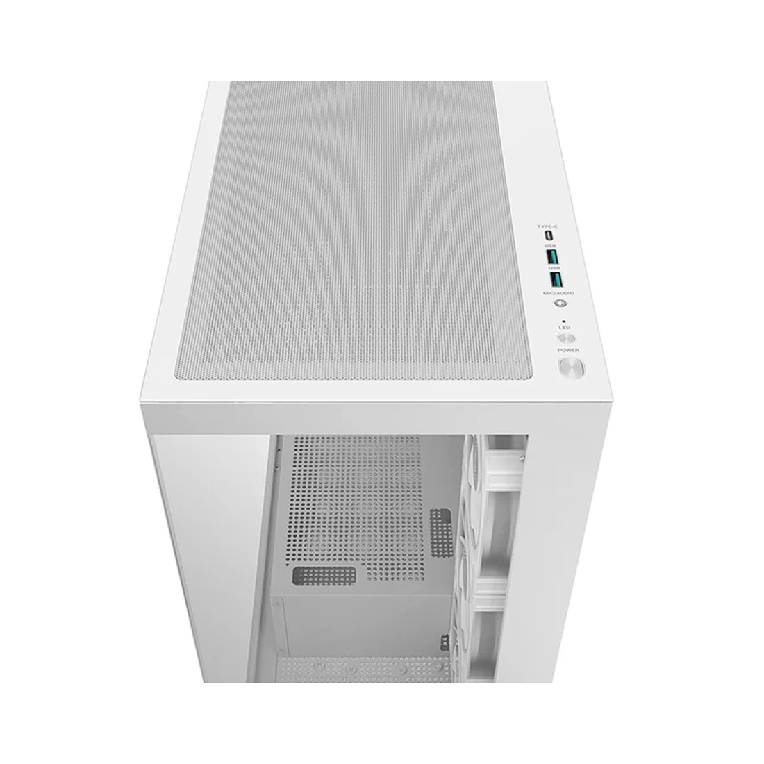 Корпус Deepcool CG580 4F V2 WH ATX белый — 3