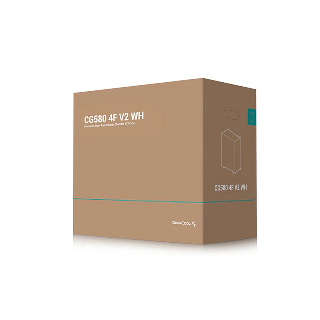 Корпус Deepcool CG580 4F V2 WH ATX белый — 5