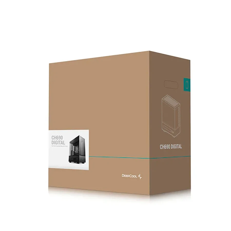 Корпус Deepcool CH690 DIGITAL ATX/Micro ATX чёрный