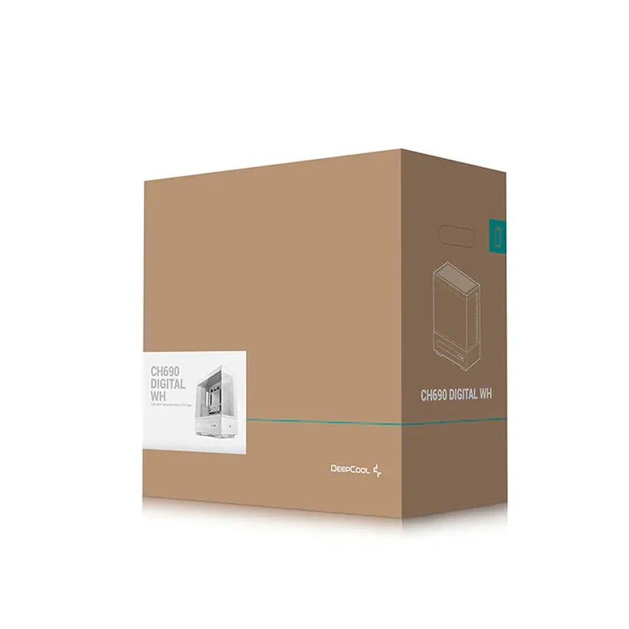 Корпус Deepcool CH690 DIGITAL WH ATX белый — 3