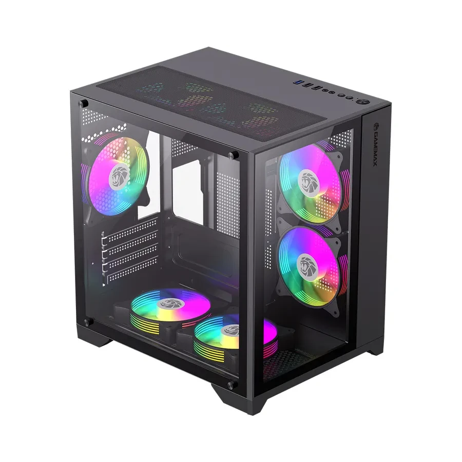 Корпус Gamemax Infinity Mini BK M-ATX чёрный — 3