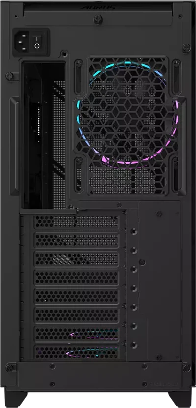 Корпус GigaByte AORUS C400 GLASS, ATX, чёрный — 5