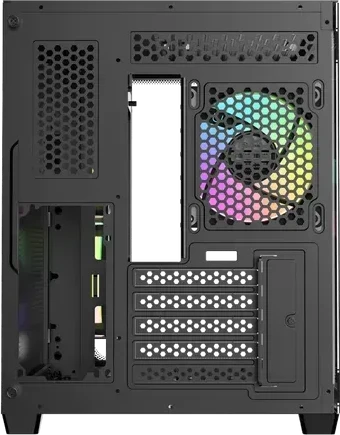 Корпус Ocypus Iota C50 Curve ARGB mATX/ITX, чёрный — 2