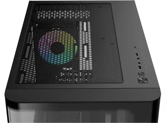 Корпус Ocypus Iota C50 Curve ARGB mATX/ITX, чёрный — 3
