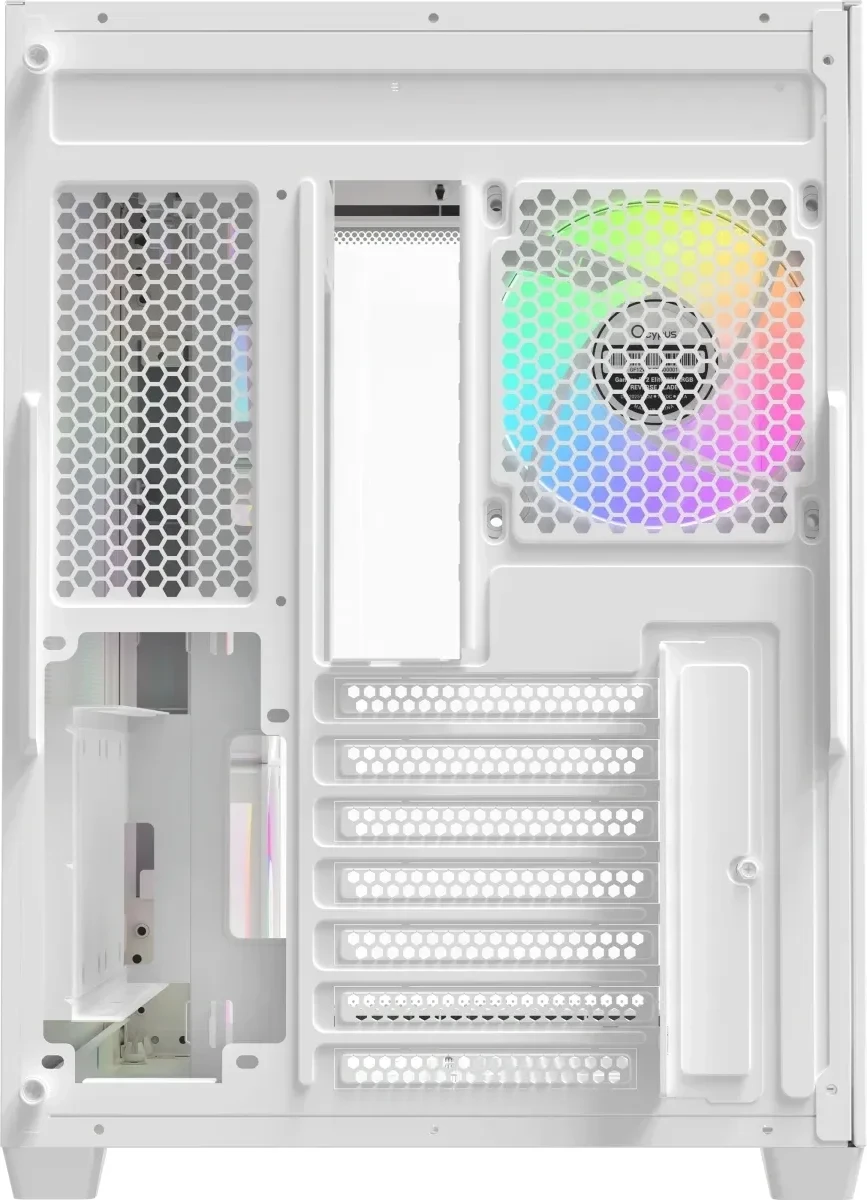Корпус Ocypus Iota C70 Curve ARGB ATX/mATX/mITX, белый — 4