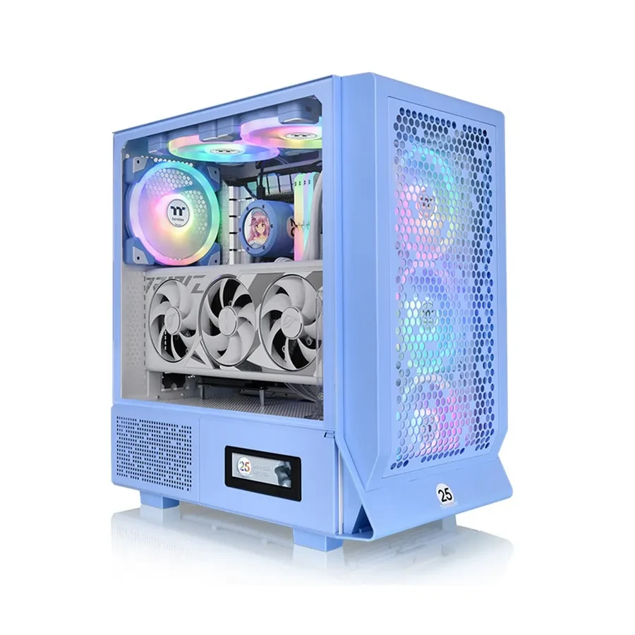 Компьютерный корпус Thermaltake Ceres 330 TG, голубой — 2
