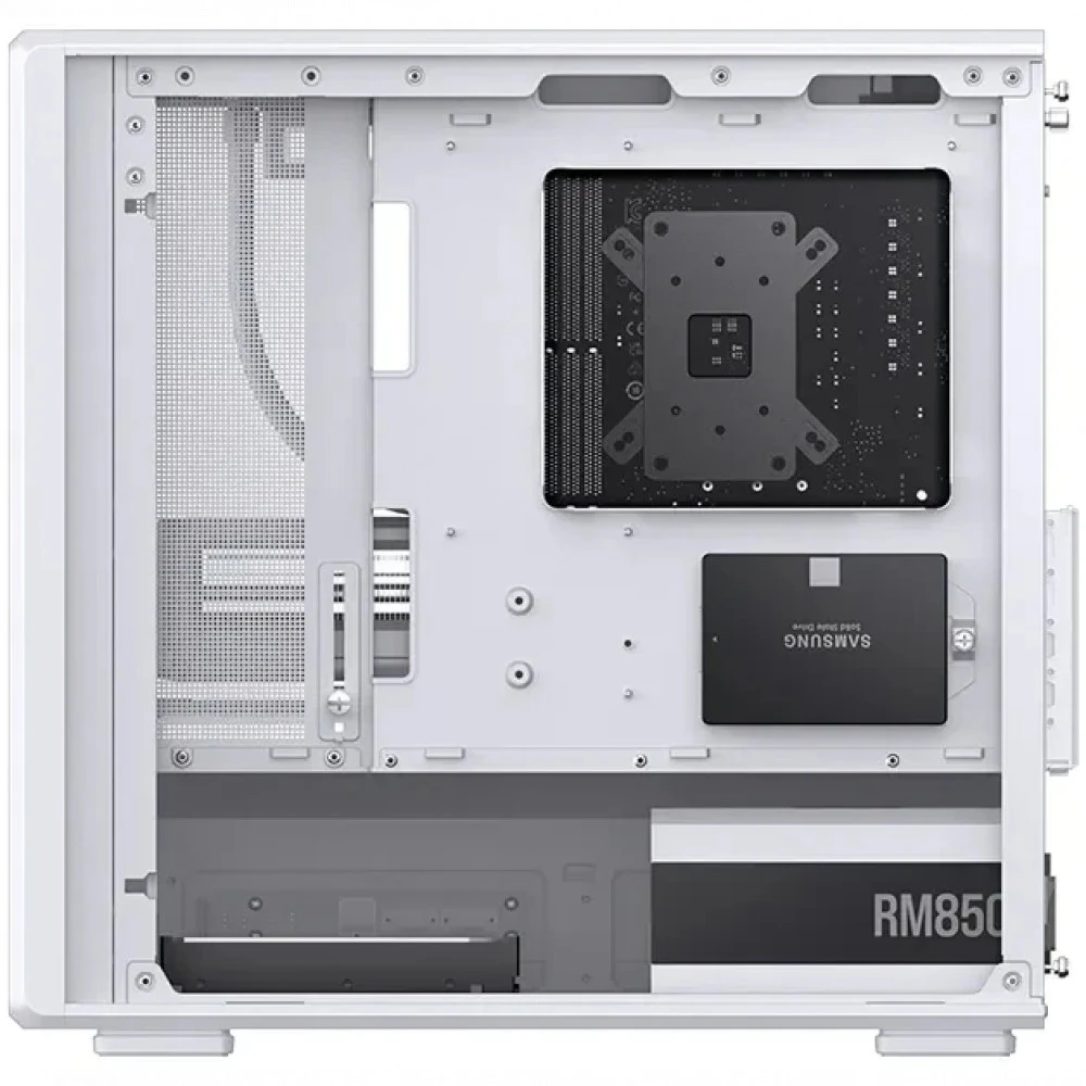 Компьютерный корпус Jonsbo D200, mATX/Mini-ITX, белый — 5