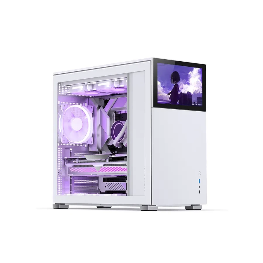 Корпус Jonsbo D41 STD SCREEN, Mid-Tower, 8" дисплей IPS