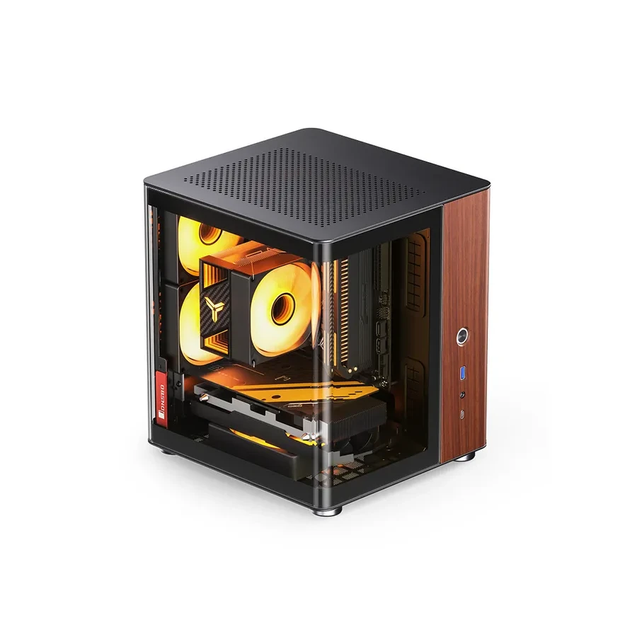 Корпус Jonsbo TK-0, Micro-Tower, Mini-ITX, чёрный