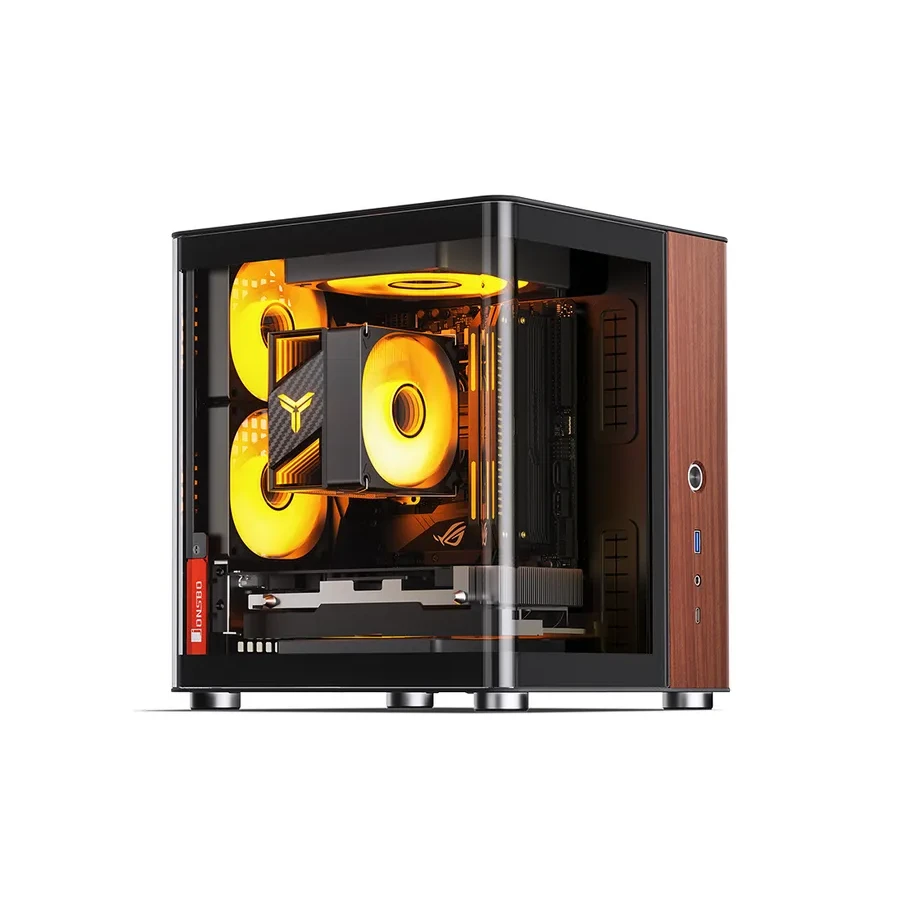 Корпус Jonsbo TK-0, Micro-Tower, Mini-ITX, чёрный — 2