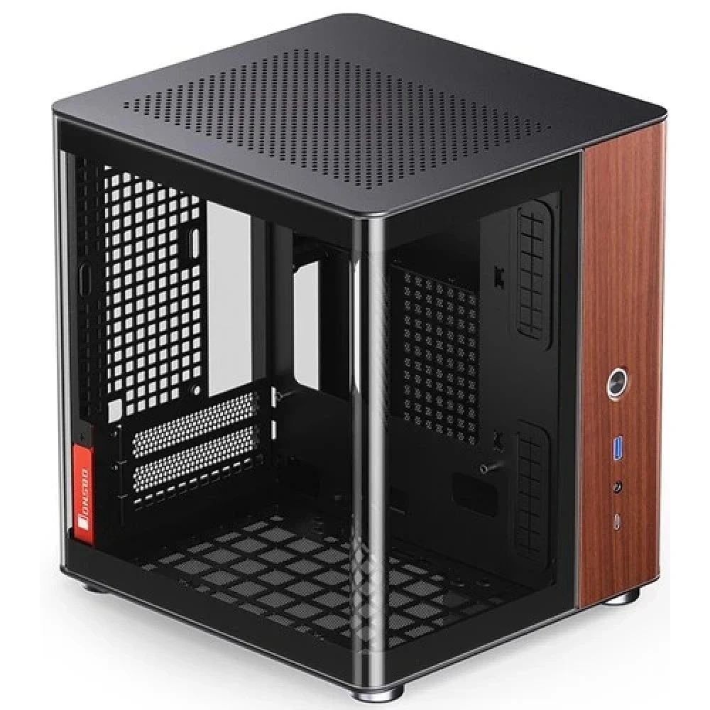 Корпус Jonsbo TK-0, Micro-Tower, Mini-ITX, чёрный — 4