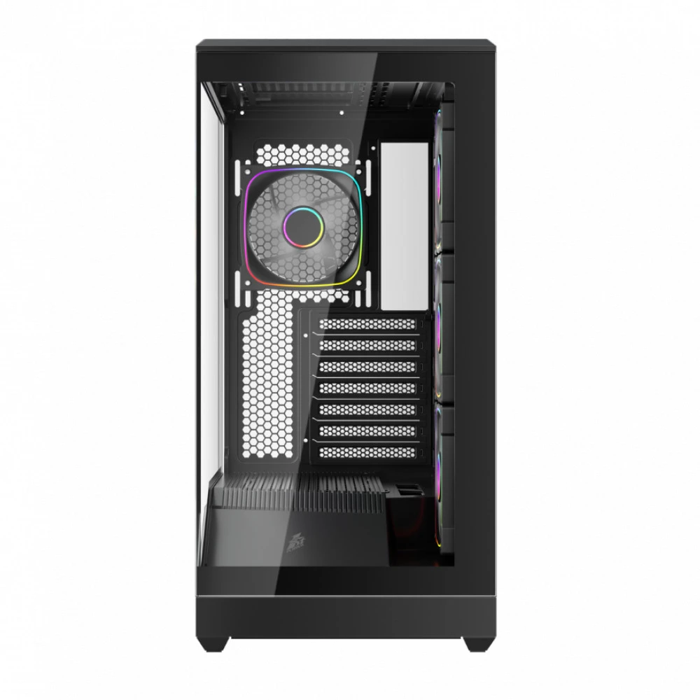 Корпус 1STPLAYER FIREBASE GM7, ATX/Micro-ATX/Mini-ITX, чёрный — 2
