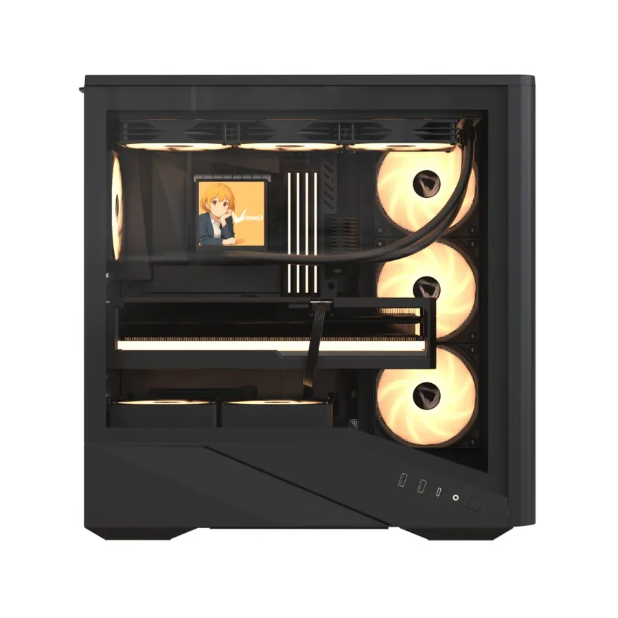 Корпус Formula V Air Power G9 DUO Black, ATX, 4x120mm ARGB — 2