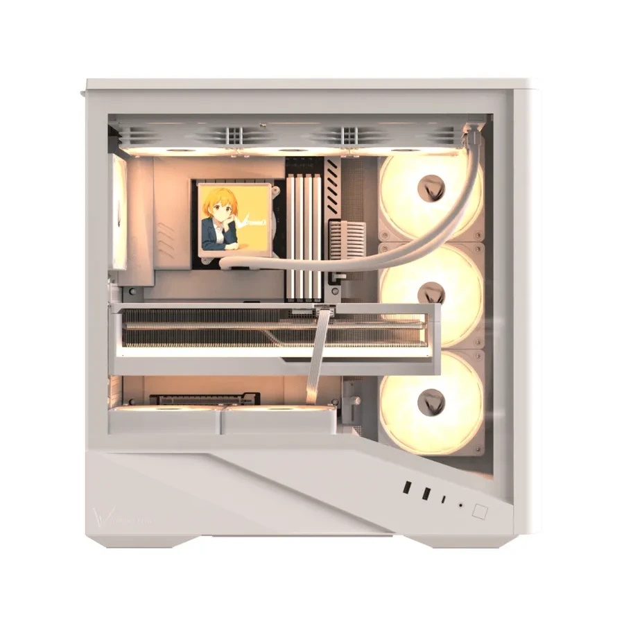 Корпус Formula V Air Power G9 DUO White, ATX, 4x120mm ARGB — 2