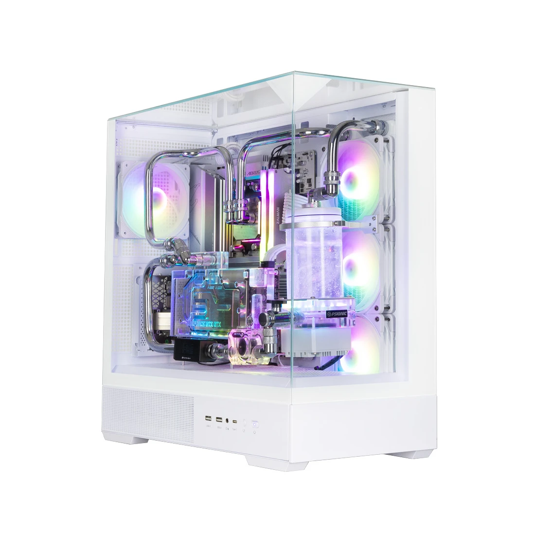 Корпус Zalman P40 Prism Plus White, ATX, белый