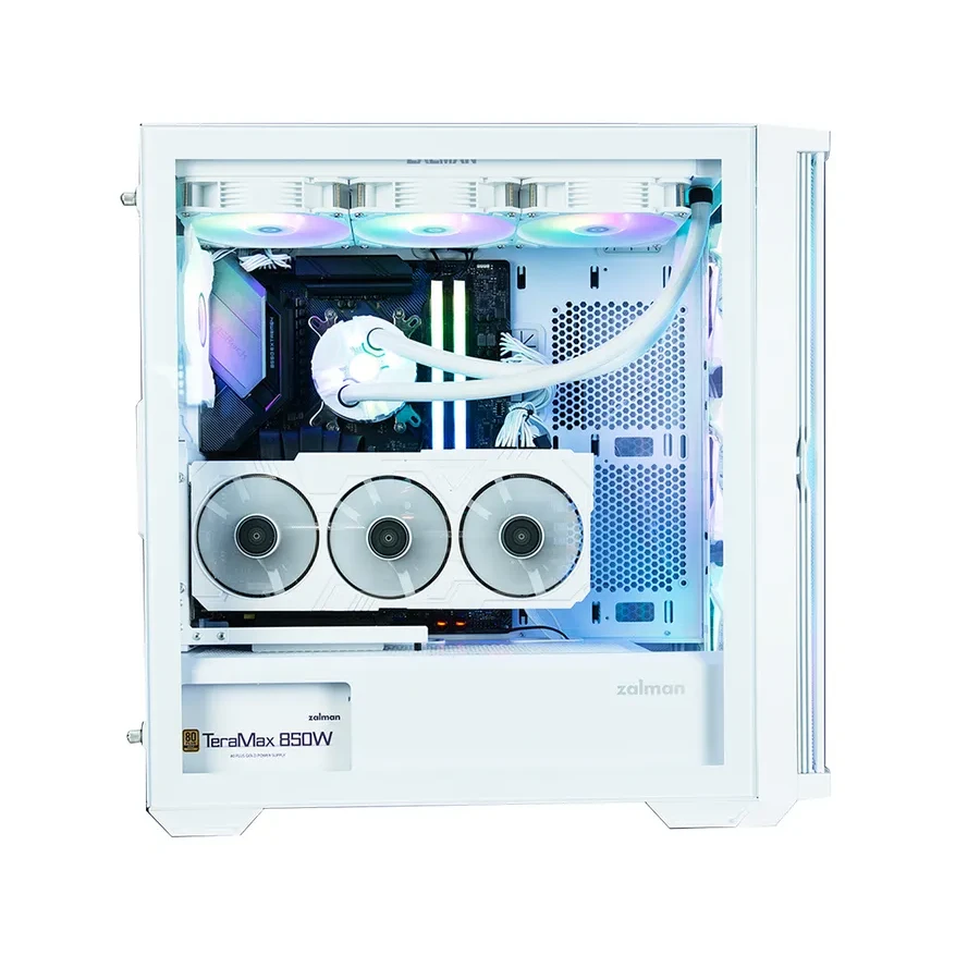 Корпус Zalman Z10 DUO White, Mid Tower, ATX, 4x120mm ARGB — 2